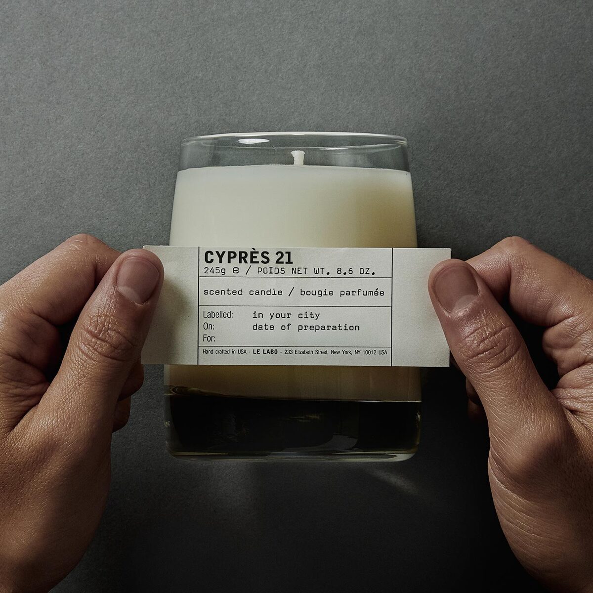 Le Labo Fragrances CYPRÈS 21 | classic candle