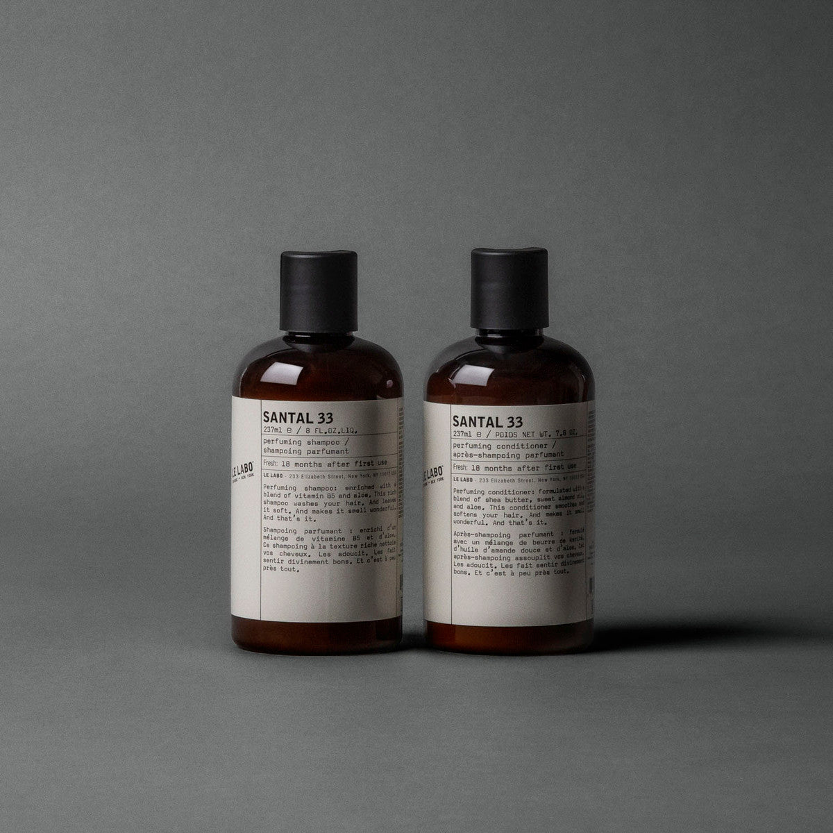 Le Labo Fragrances SANTAL 33 HAIR CARE SET | perfuming shampoo & conditioner